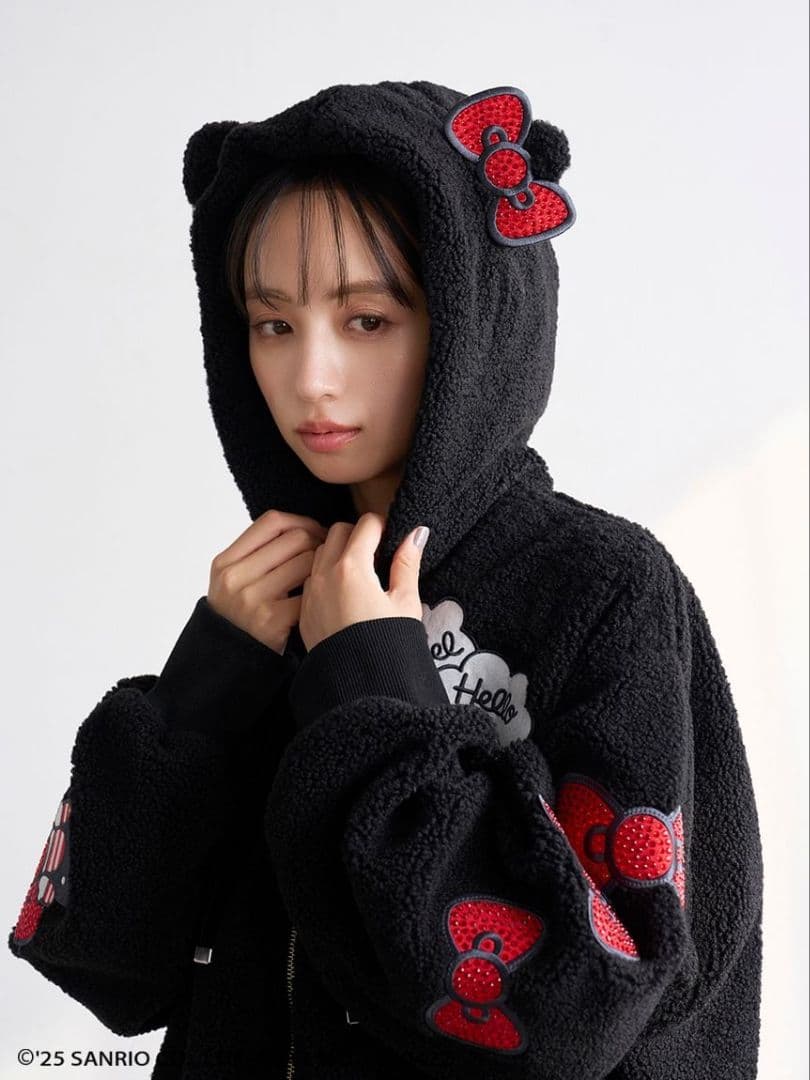 最終金額 SNIDEL スナイデル【HELLO KITTY】プレミアムパーカー