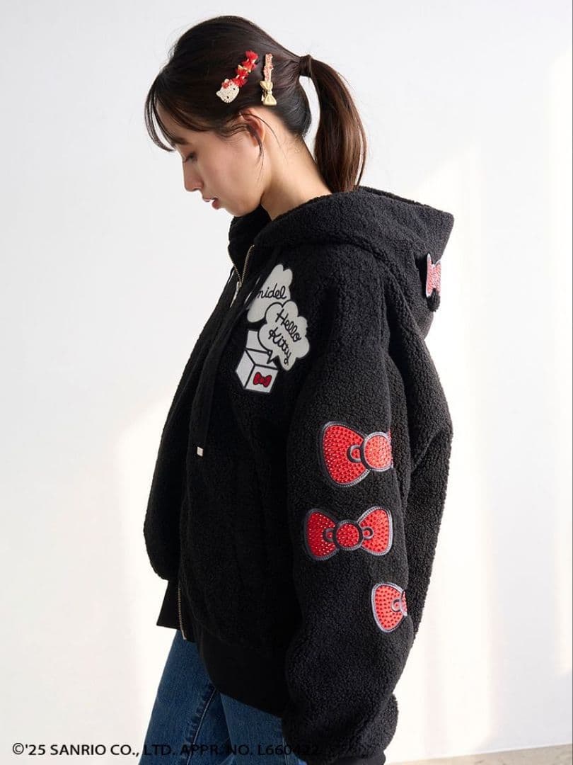最終金額 SNIDEL スナイデル【HELLO KITTY】プレミアムパーカー