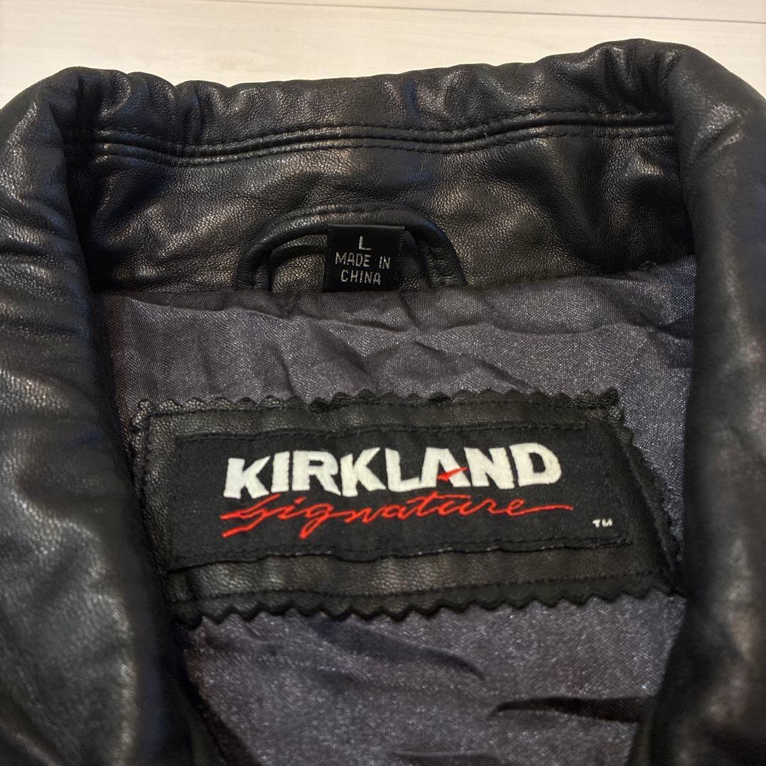 ヴィンテージ kirk landレザージャケット スイングトップ ブラック 本革