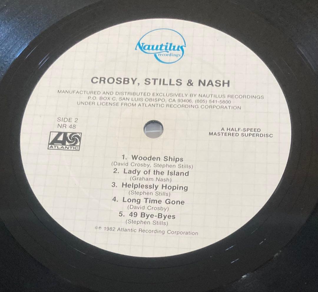 ◾️極美盤◾️究極最高音質ノーチラス・スーパーディスク盤■ CROSBY, STIL