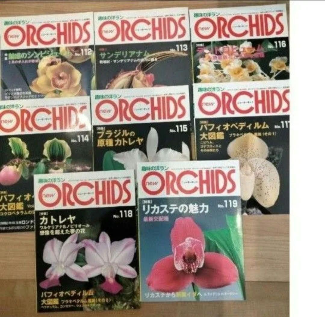 趣味の洋ラン　 ニューオーキッド 　洋蘭　雑誌　8冊　洋ラン　カトレア