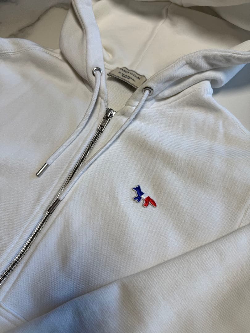 マ*ダ様 メゾンキツネ⭐︎高品質ホワイトパーカー⭐︎美品
