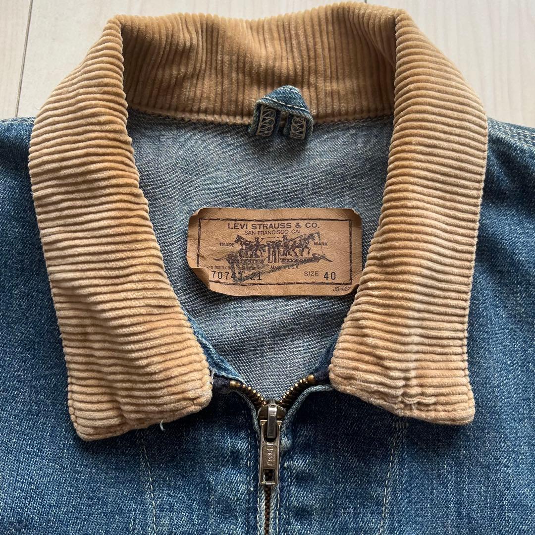 USA製 90s LEVI’S リーバイス 70743 デニムジャケット