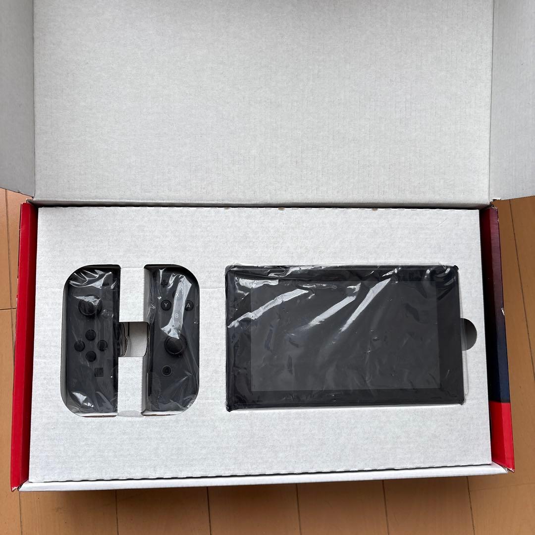 断*中様 新品未使用 Nintendo Switch 本体 グレー ジョイコン付