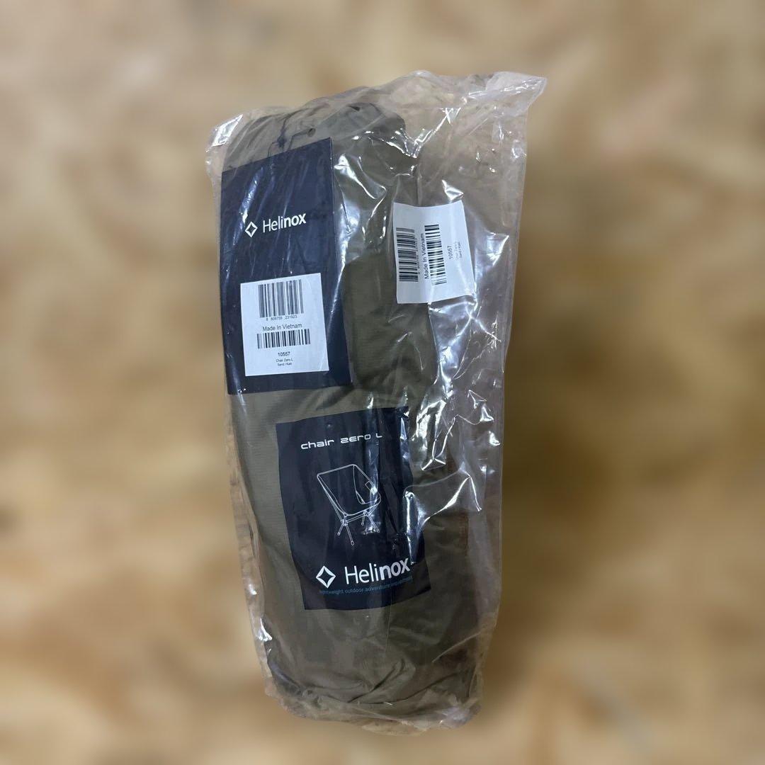 【新品/未開封】Helinox Chair Zero L - Sand