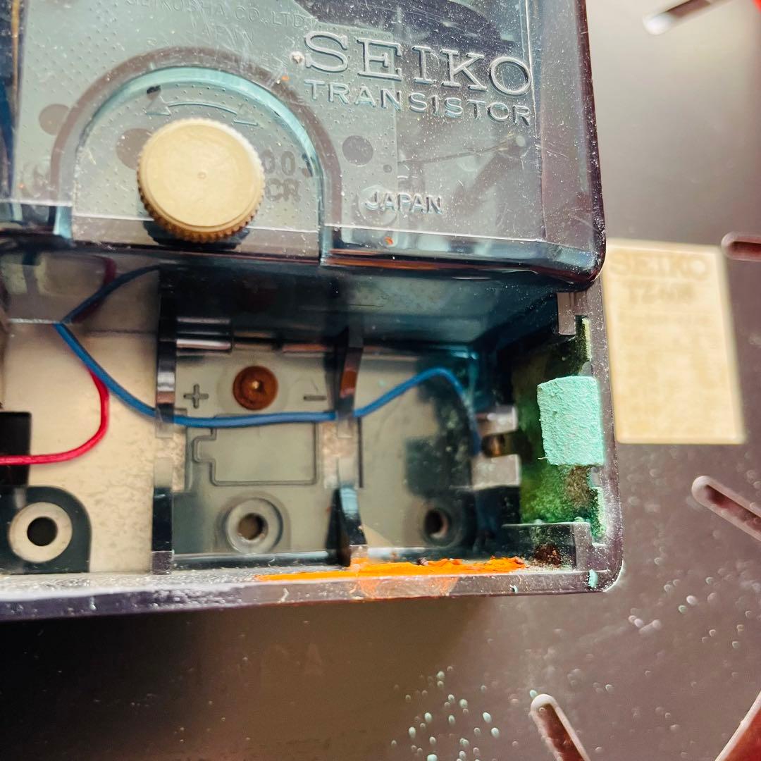 s*u様 70s セイコー SEIKO 置時計 赤 インテリア スペースエイジ