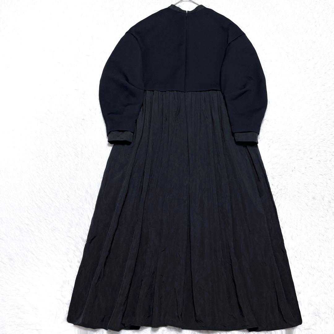 【美品】ランバンオンブルー 24aw シャツ スカート コンビ ワンピース