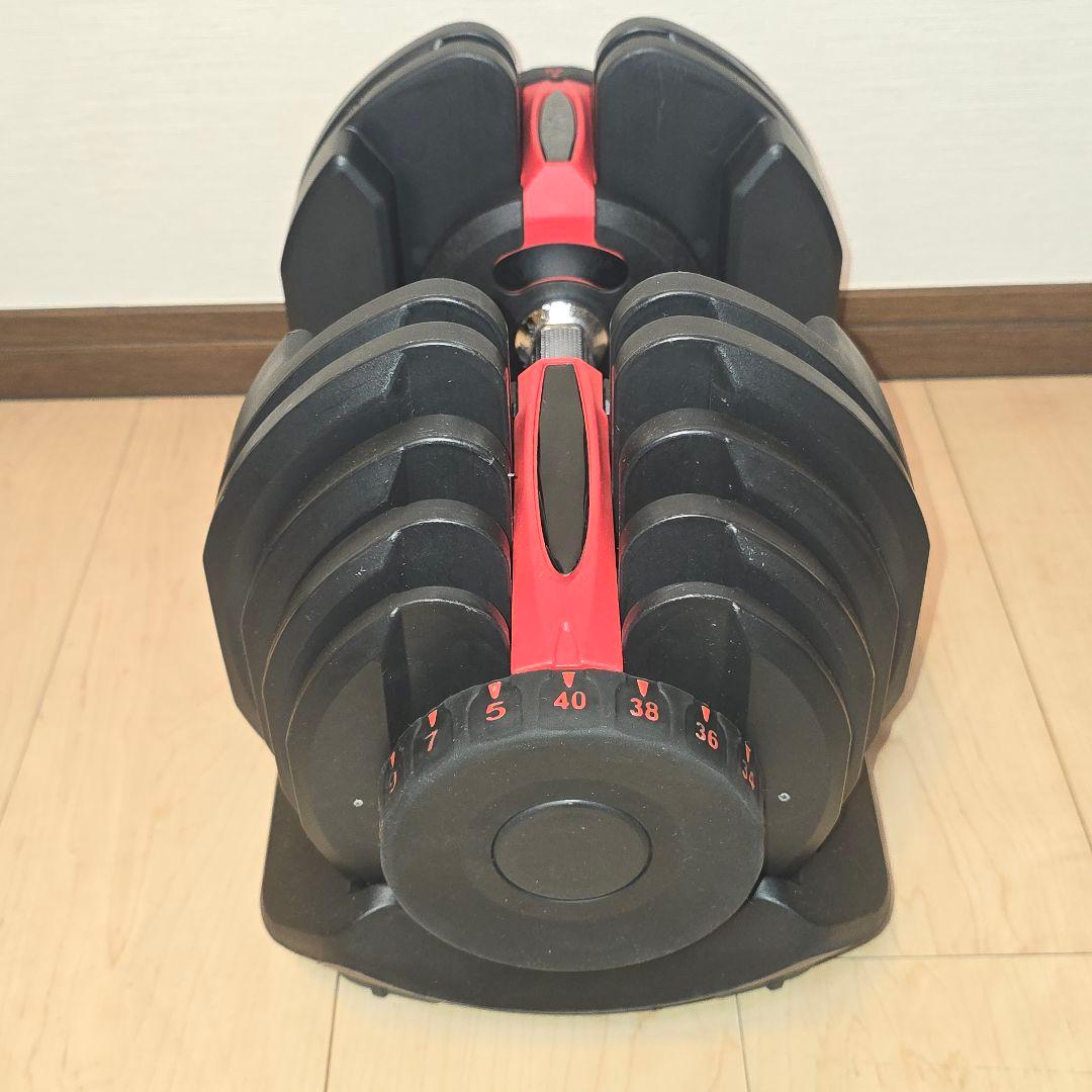 可変式ダンベル 5〜40kg 17段階 送料無料 ①/②