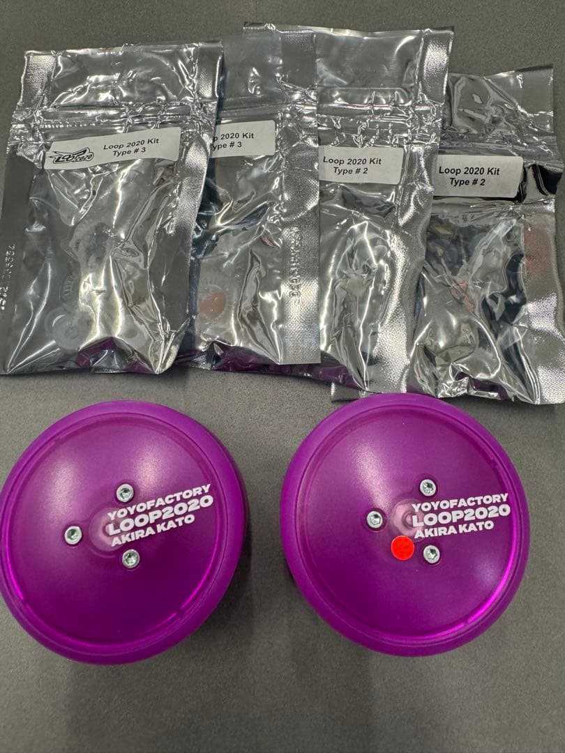 YOYOFACOTRY LOOP 2020 紫色 2個セット