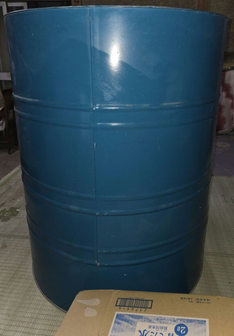 川辺製作所 米穀貯蔵缶 5俵缶 玄米300kg貯蔵 米缶 高級カラー鋼板製
