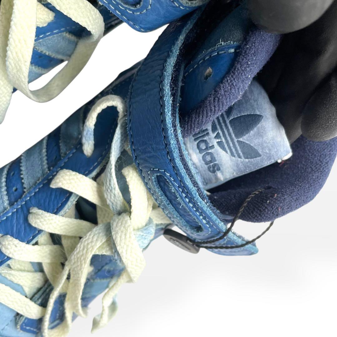 極美品　adidas FORUM 84 HIGH BLUE THREAD　28