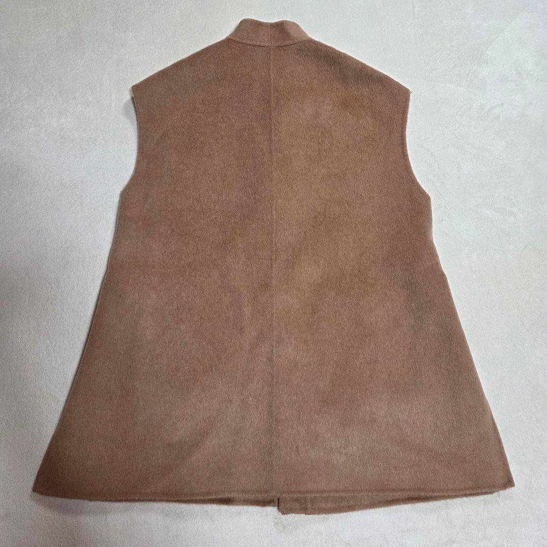 [新品タグ付き]abeille pocket long vest ダブルフェイス