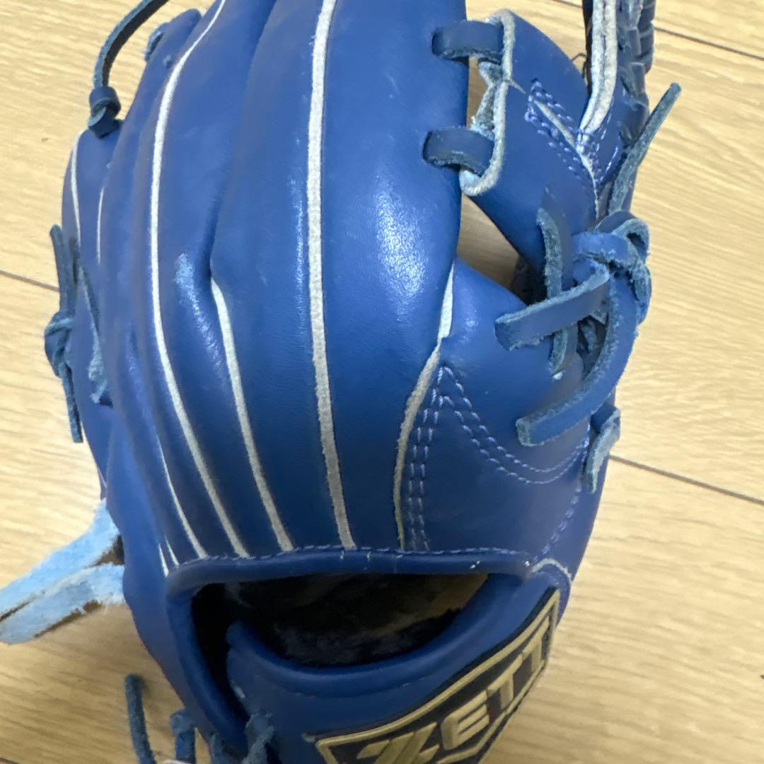 ZETT GROUND HERO 軟式グローブ 青