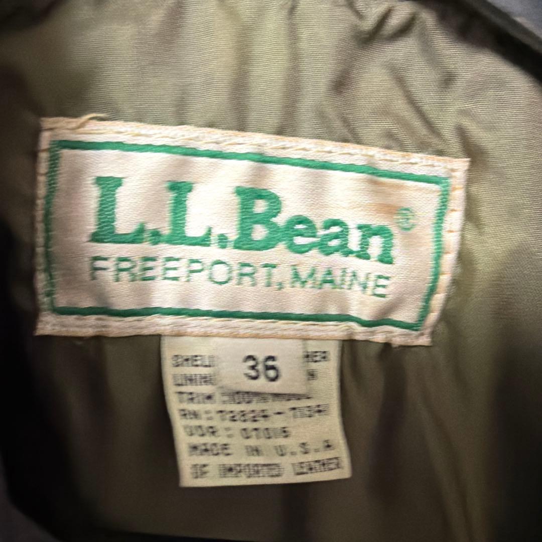 極上美品　L.L.BEAN a-2 ジャケット　ブラウン　36 ゴートレザーー