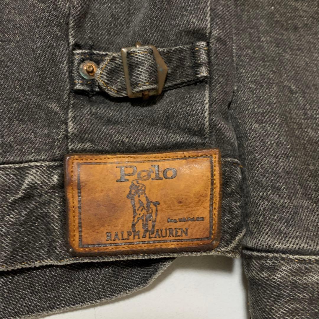 【80s】Polo Ralph Lauren 緑タグ　デニムジャケット