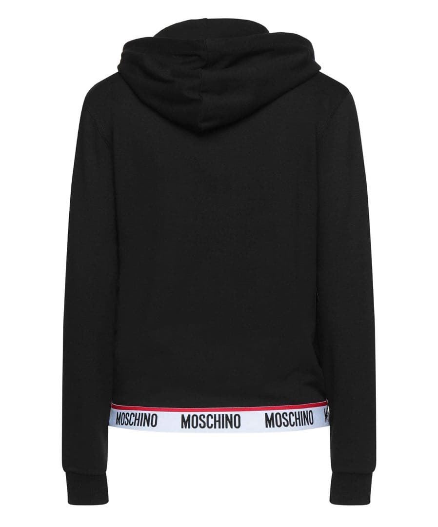 MOSCHINO モスキーノ　パーカー　スウェット　ブラック　UNDER 黒