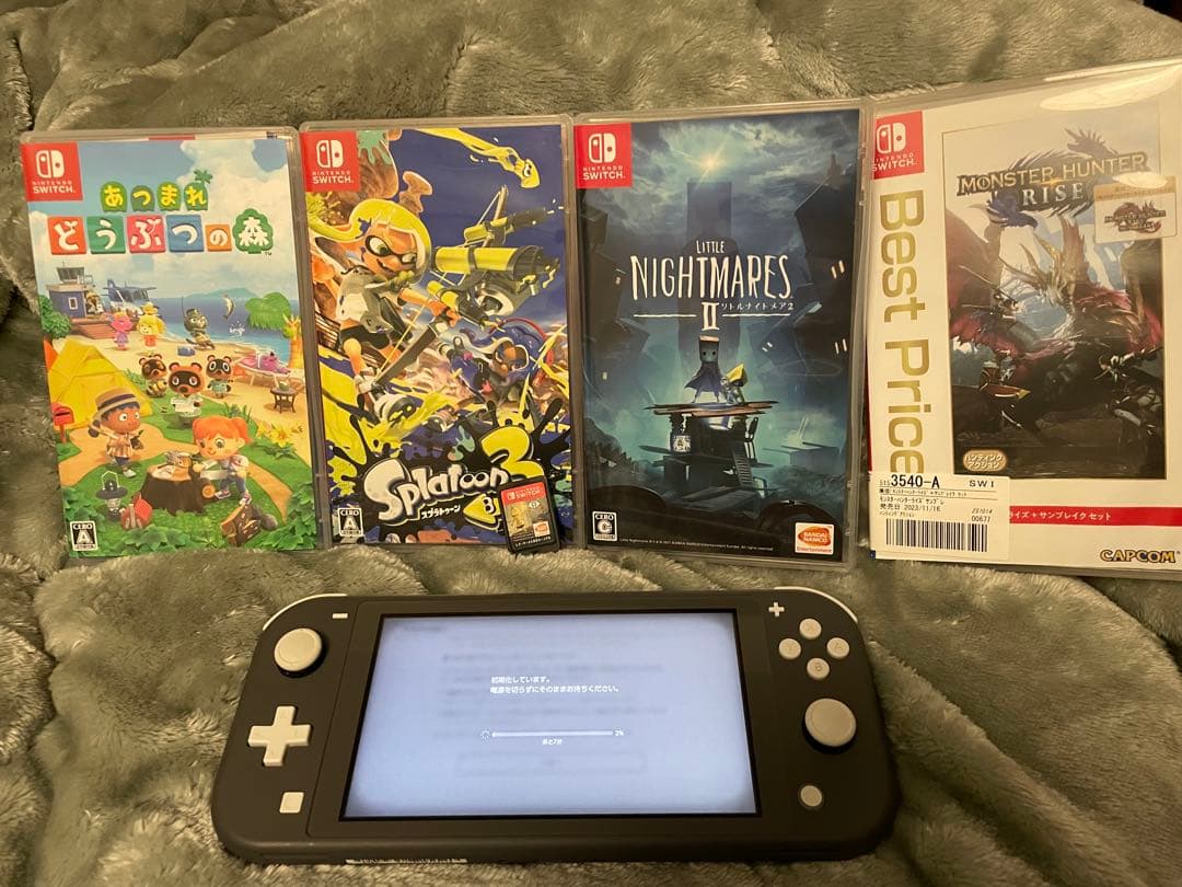 ま*い様 Nintendo Switch Lite + ゲームソフト5本セットま
