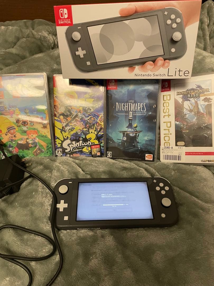 ま*い様 Nintendo Switch Lite + ゲームソフト5本セットま