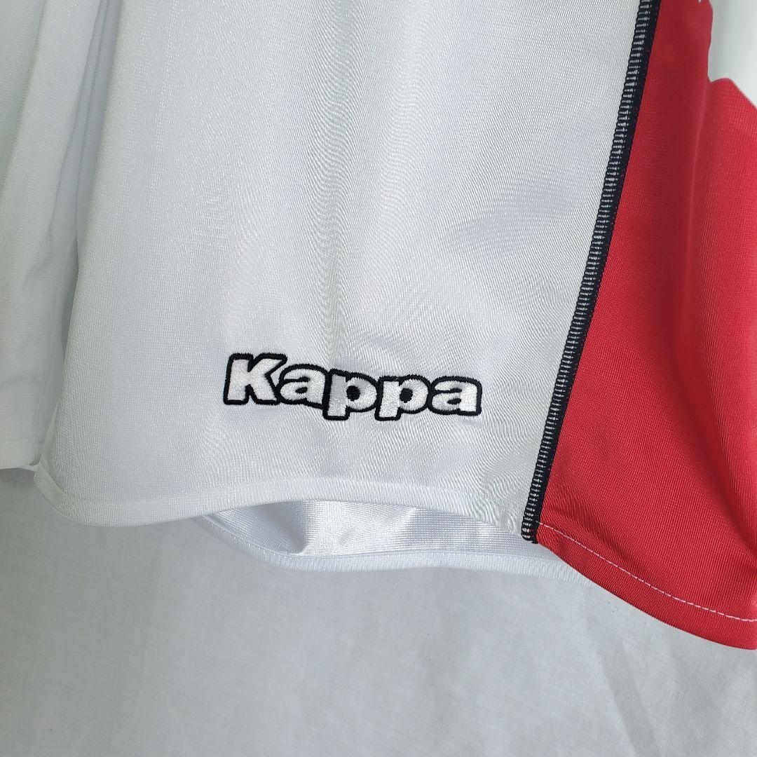 ｋａｐｐａ カッパ　ハーフパンツ　ラインパンツ　サッカー 赤 白 ウェア 短パン