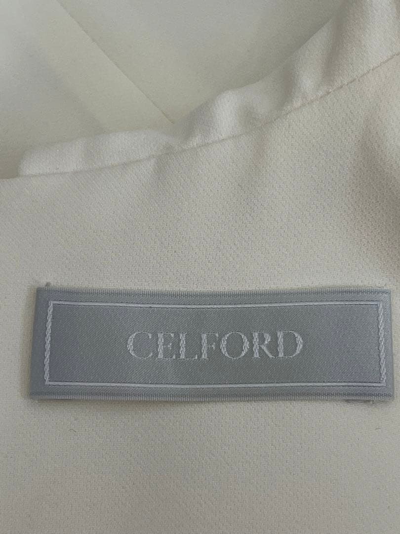【新品未使用タグ付き】【即日発送】CELFORD ベルト付きジャケットワンピース