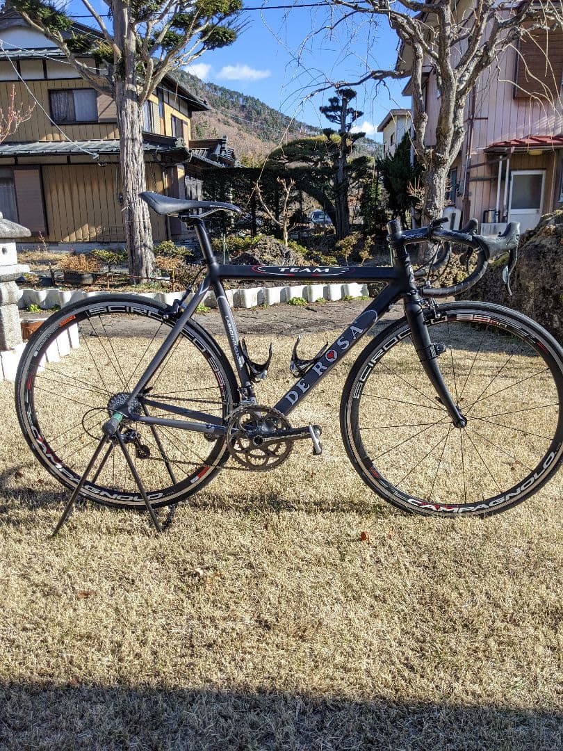美品 デローザ DE ROSA カンパ アテナ カーボン イタリアン バイク