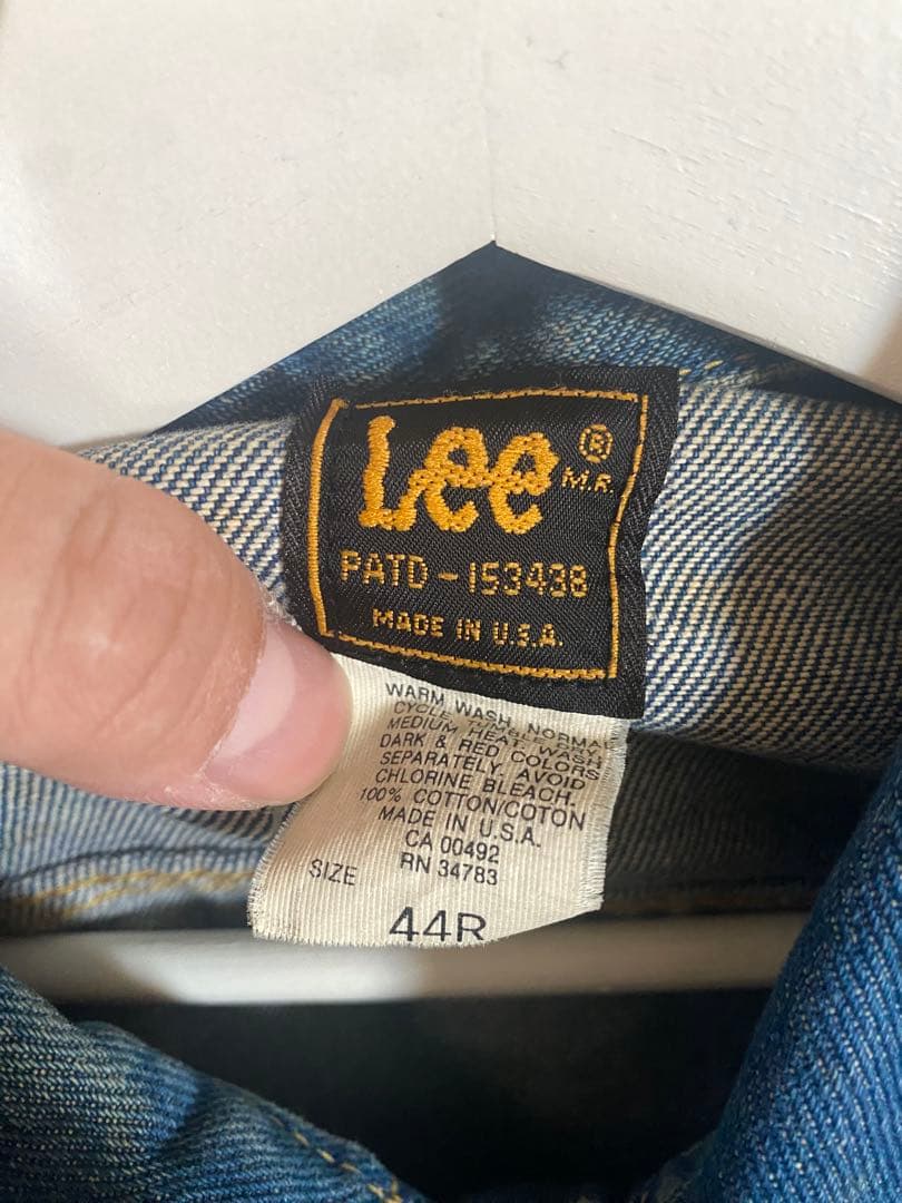 【2月末まで断捨離セール！】80s USA製 Lee デニムジャケット