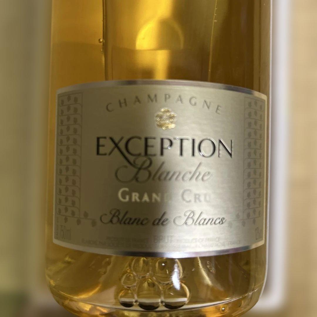 あ*ぎ様 Exception Blanche 2009 グランクリュ シャンパン