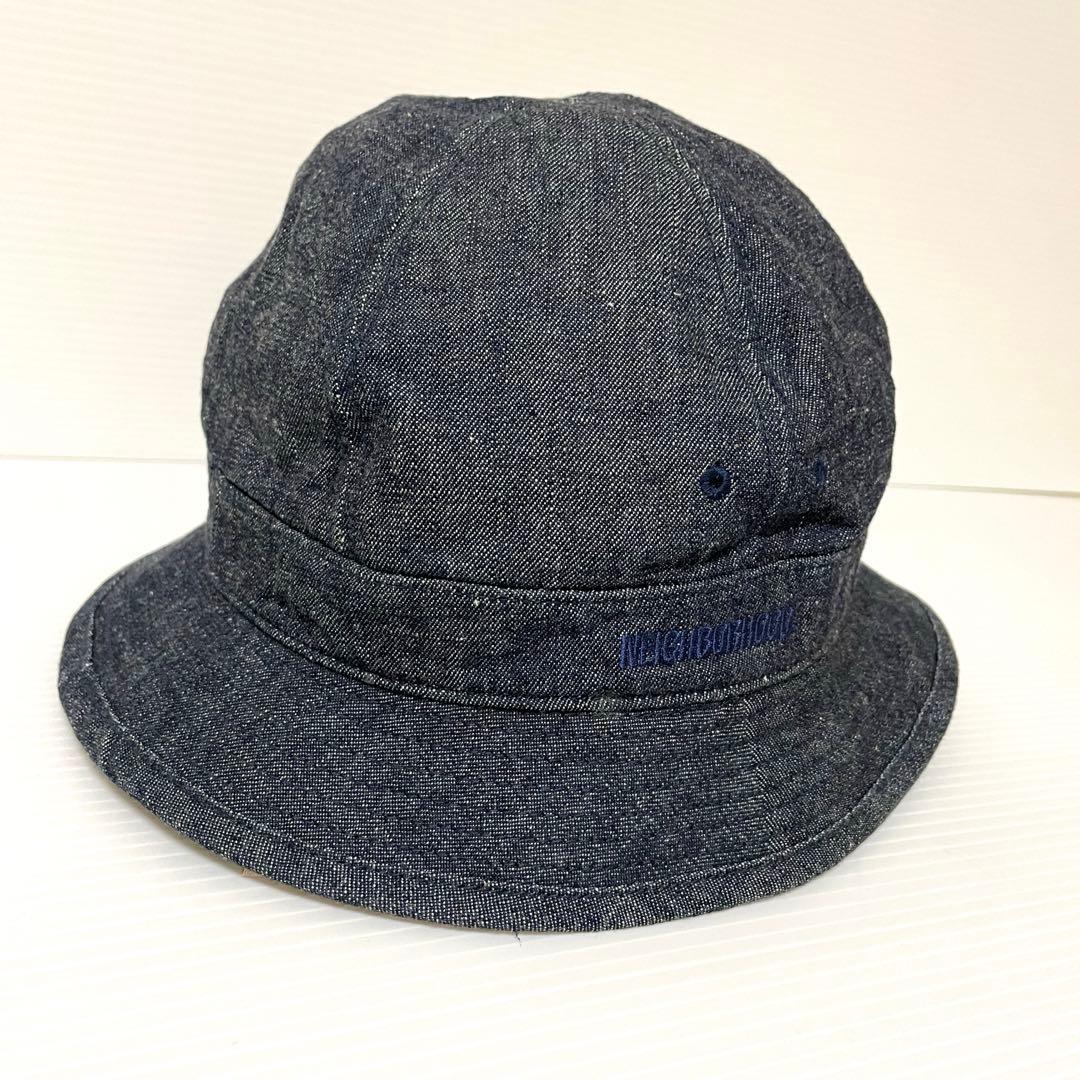 美品NEIGHBORHOOD DENIM BALL HATボウルハットインディゴ