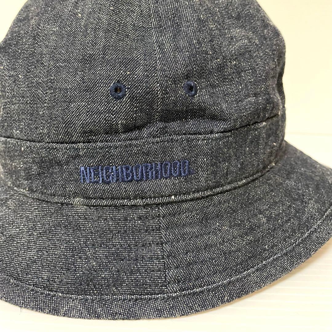 美品NEIGHBORHOOD DENIM BALL HATボウルハットインディゴ