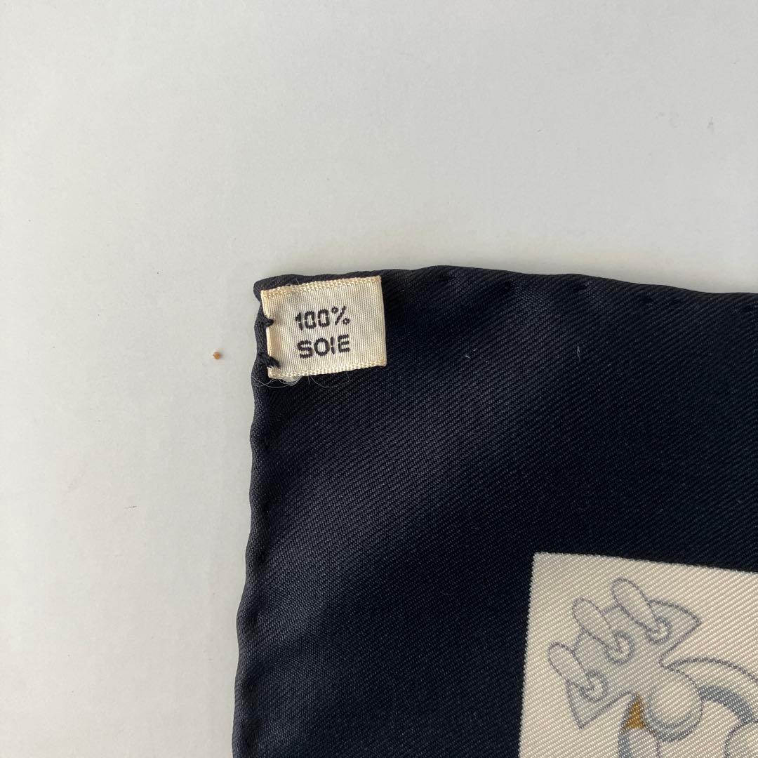 HERMES　エルメス　カレ90　大判スカーフ　クリケティス　5649
