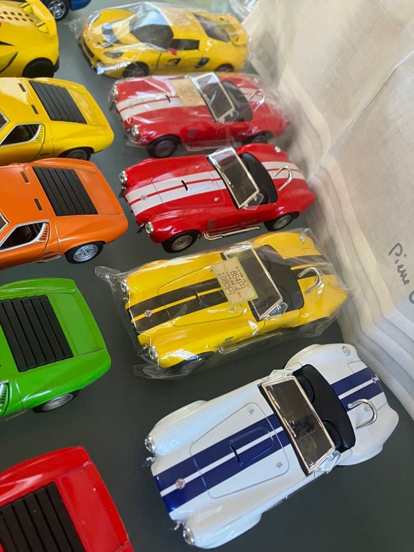 専用品まとめ売りベンツ ランボルギーニACコブラプルバックミニカー16台セット