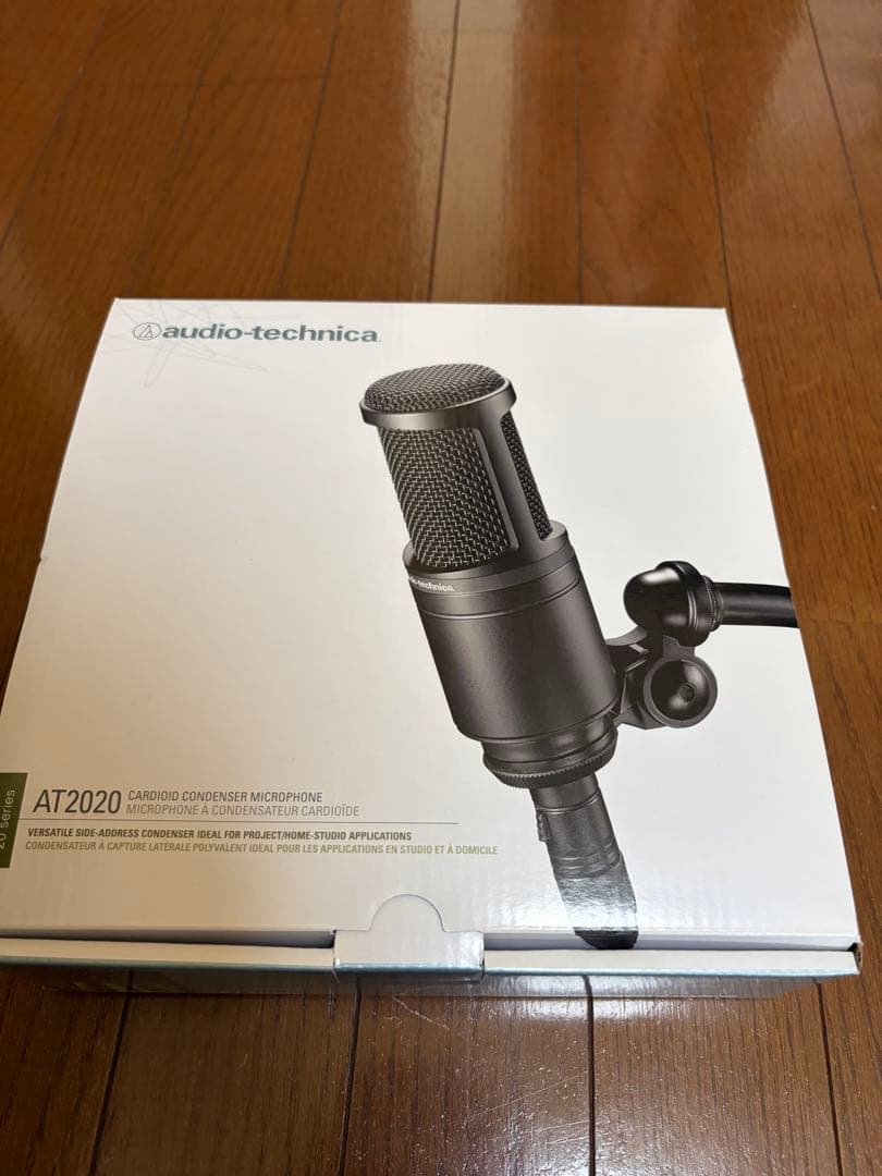 audio-technica AT2020 コンデンサーマイク 箱付属品あり