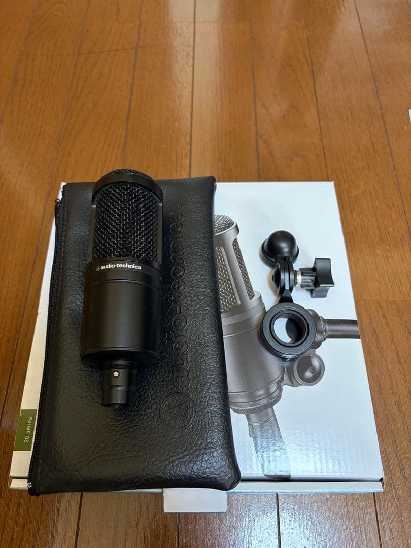audio-technica AT2020 コンデンサーマイク 箱付属品あり