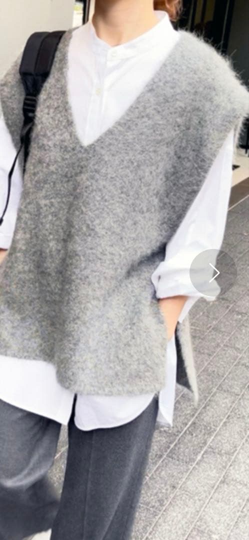 spick and span ファーニットベスト