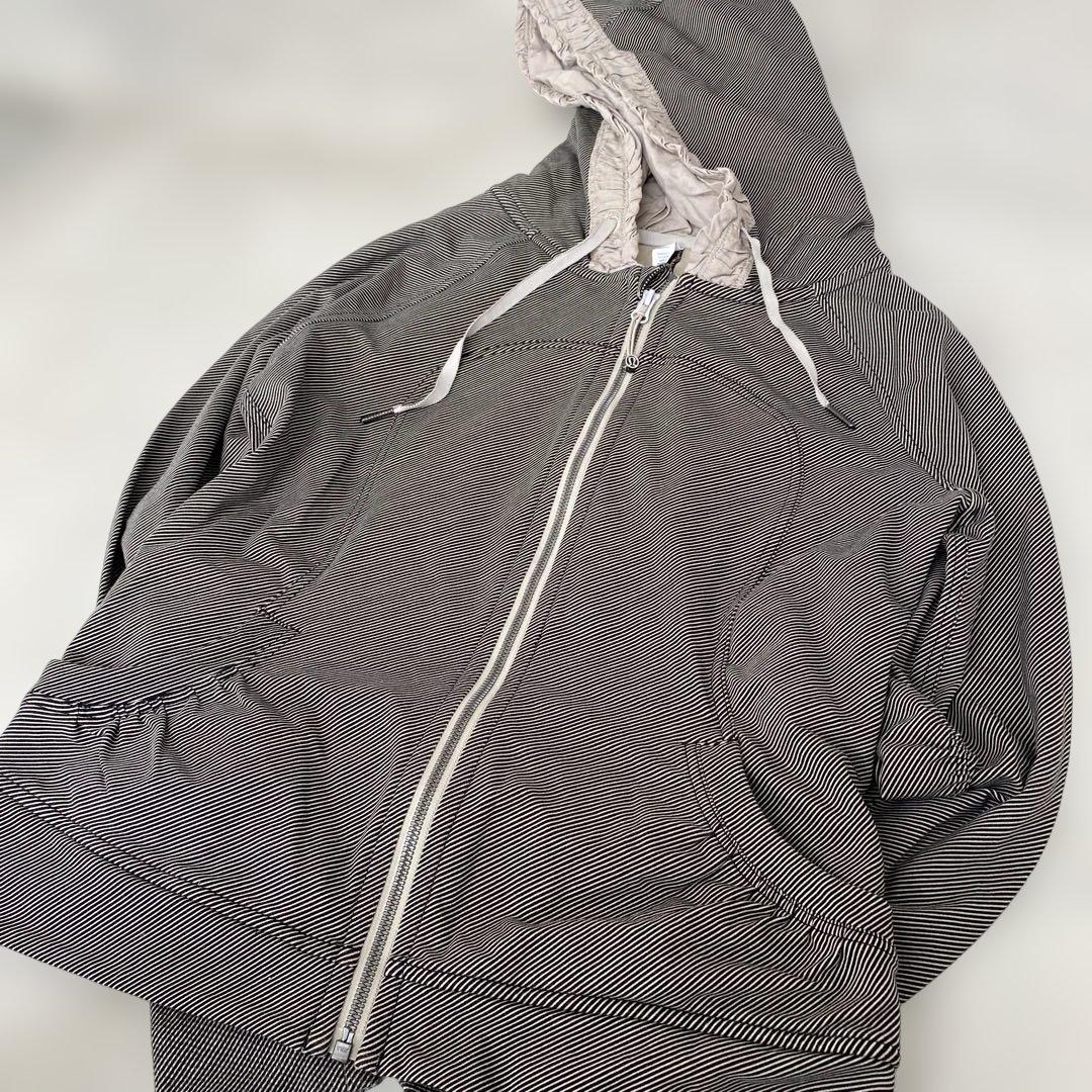 lululemon ルルレモン　 ジャケット ストライプ柄フード付きパーカー
