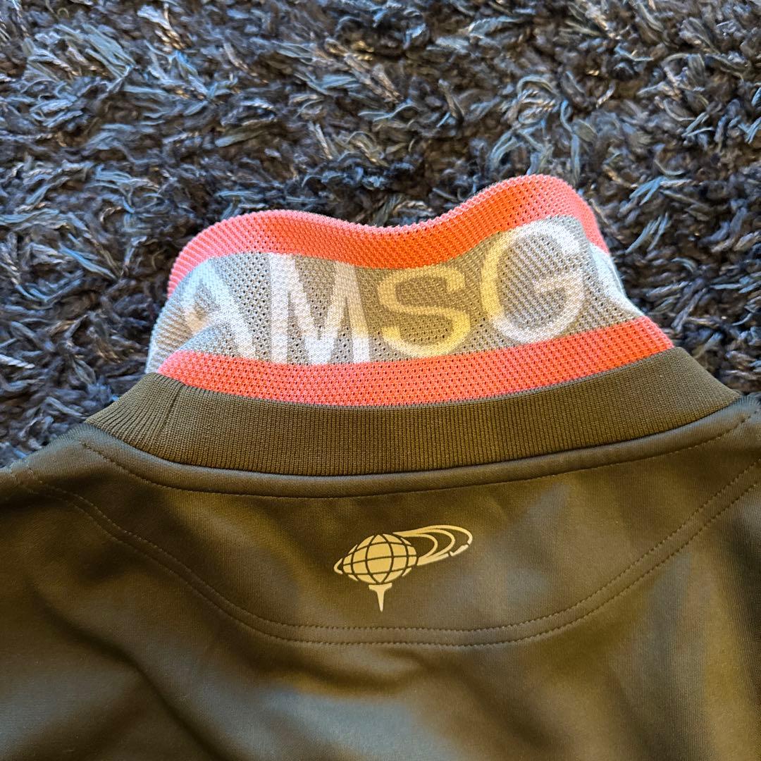 BEAMS GOLF ポロセーター M オリーブ