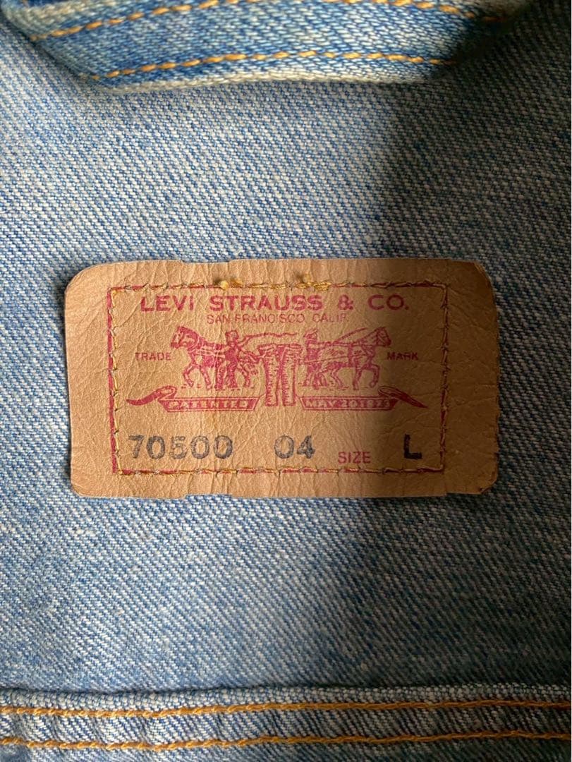 levi's リーバイス 70500 デニムジャケット Gジャン イタリア製