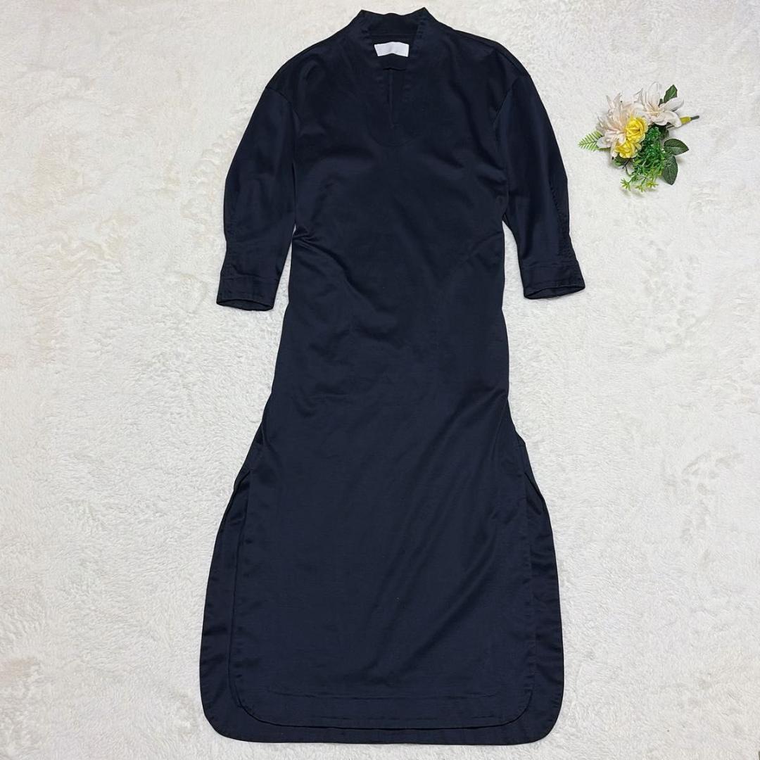 完売美品 マメクロゴウチ Mercerized V-neck Dress M