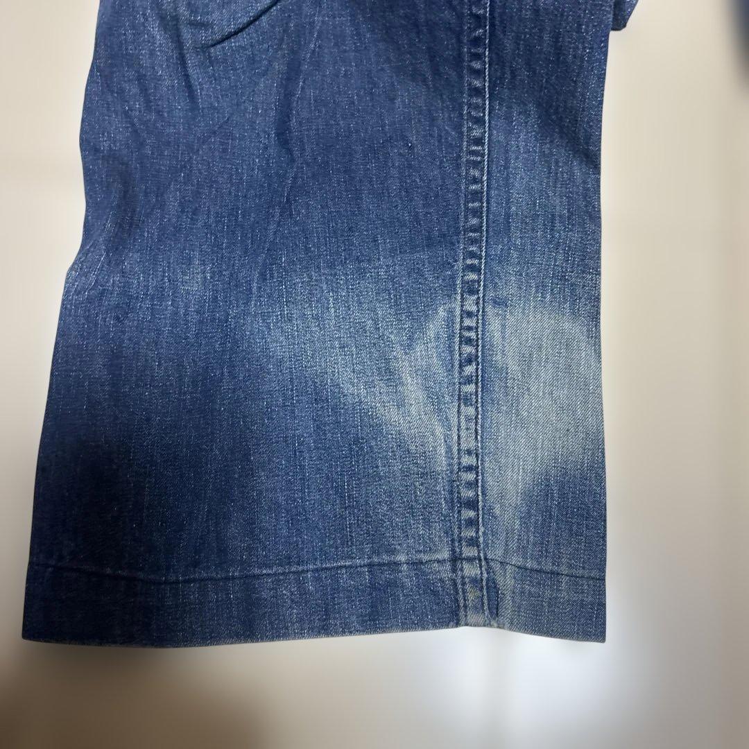 VINTAGE NAVYベイカーワークパンツ フロントボタン式 40~50年代