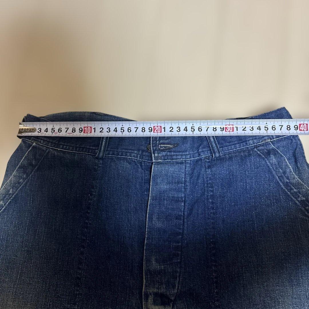 VINTAGE NAVYベイカーワークパンツ フロントボタン式 40~50年代