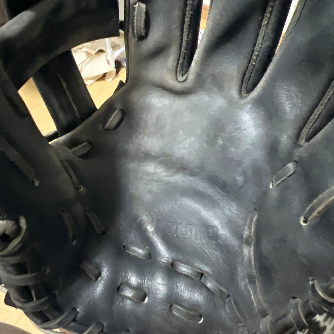 ✔*様 Mizuno 硬式野球グローブ 黒/金