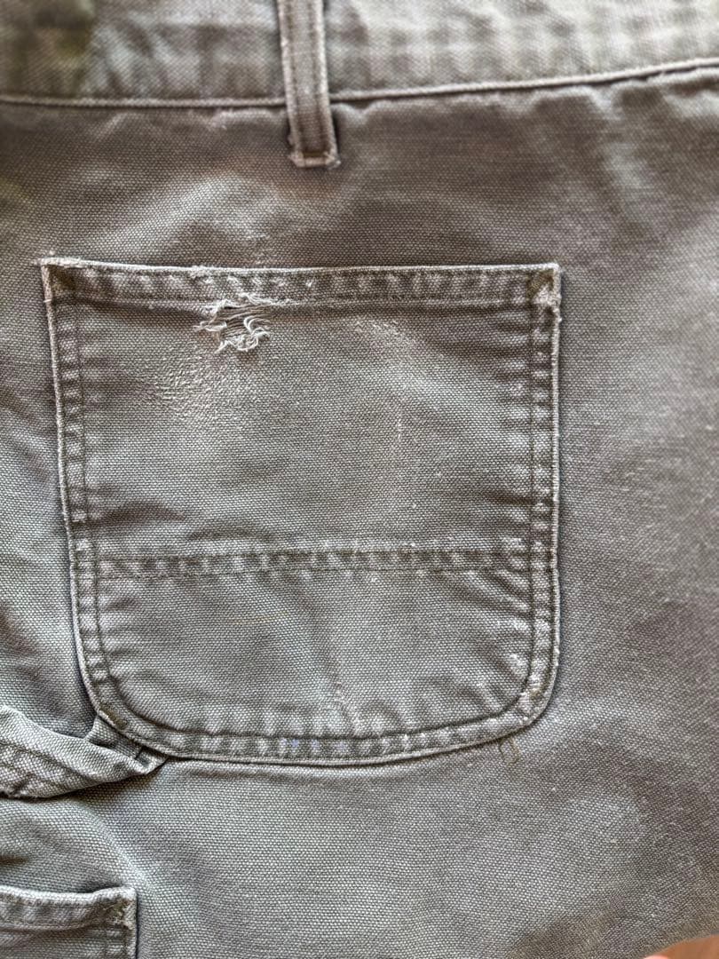 Carhartt ペインターパンツ ワークパンツ ダック地 オリーブ XXL相当