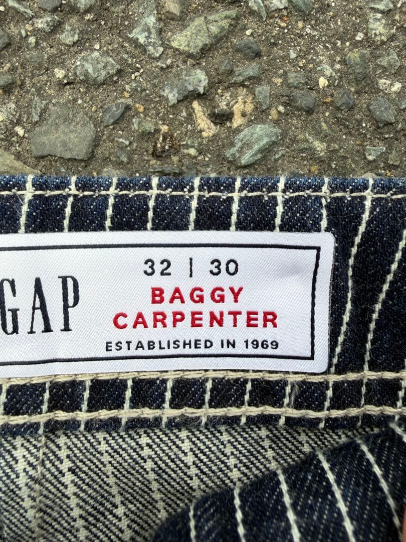 GAPバギーカーペンター 32/30 ストライプ 早いもの勝ち❗️最終値下げ❗️