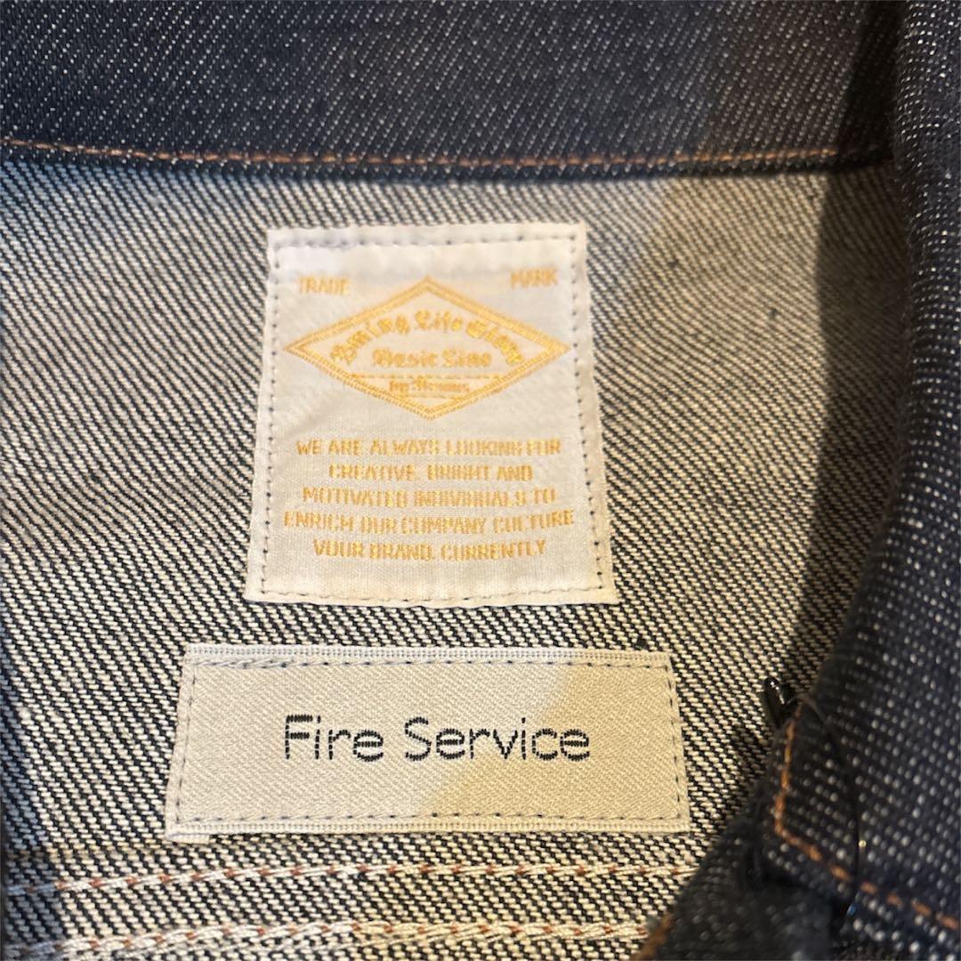 ジャケット・アウター denim jacket FIRE SERVICE B:MING L