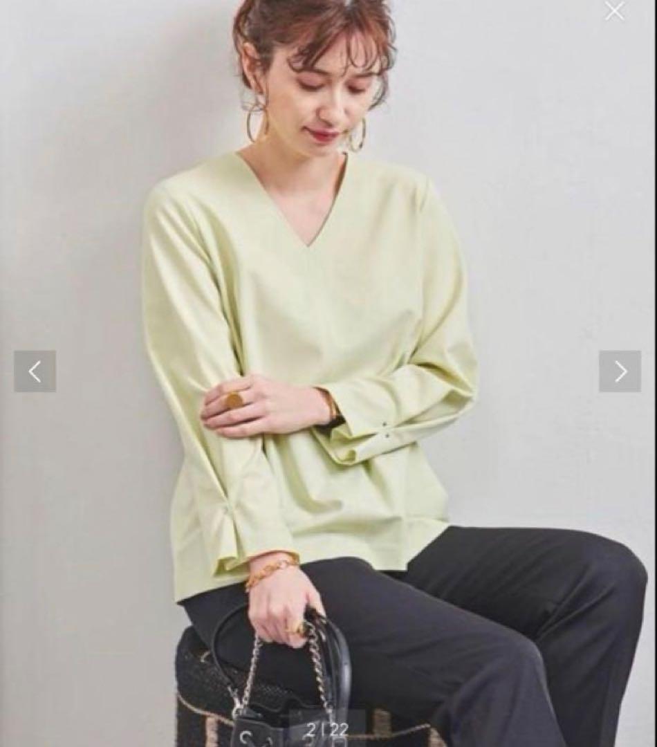 ユナイテッドアローズ　長袖ブラウス ネイビー UNITED ARROWS 新品