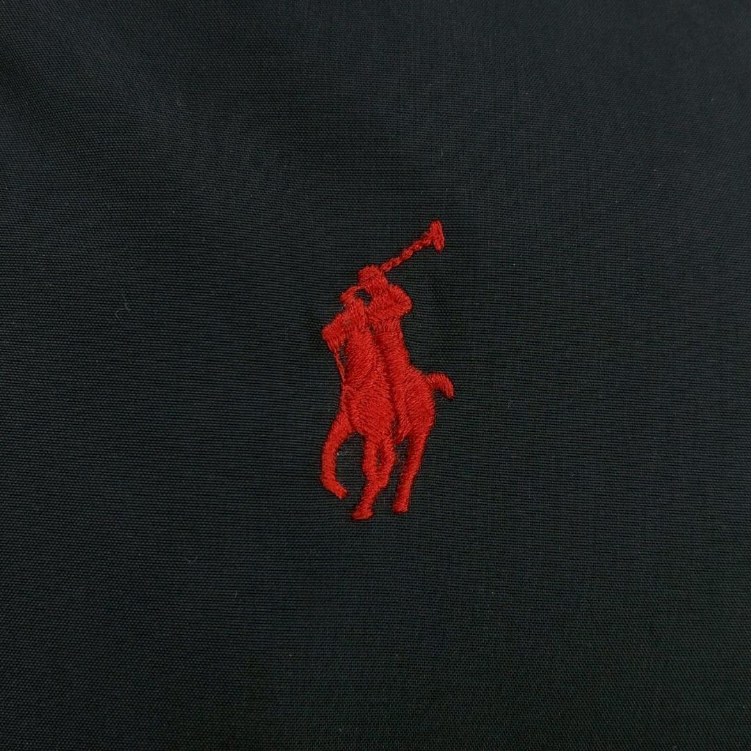 ポロラルフローレン ダウンベスト ポニー刺繍 ブラック XL　E057