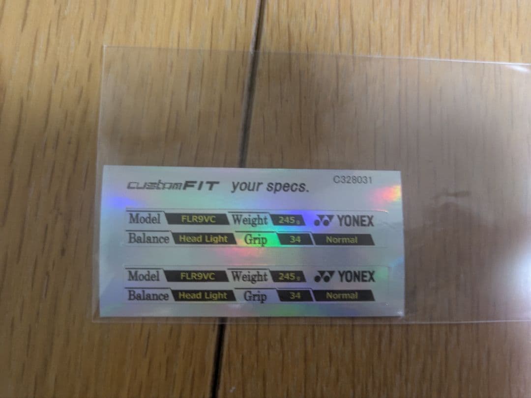 [希少 ]ヨネックス F-LASER9V エフレーザー9 カスタムフィット