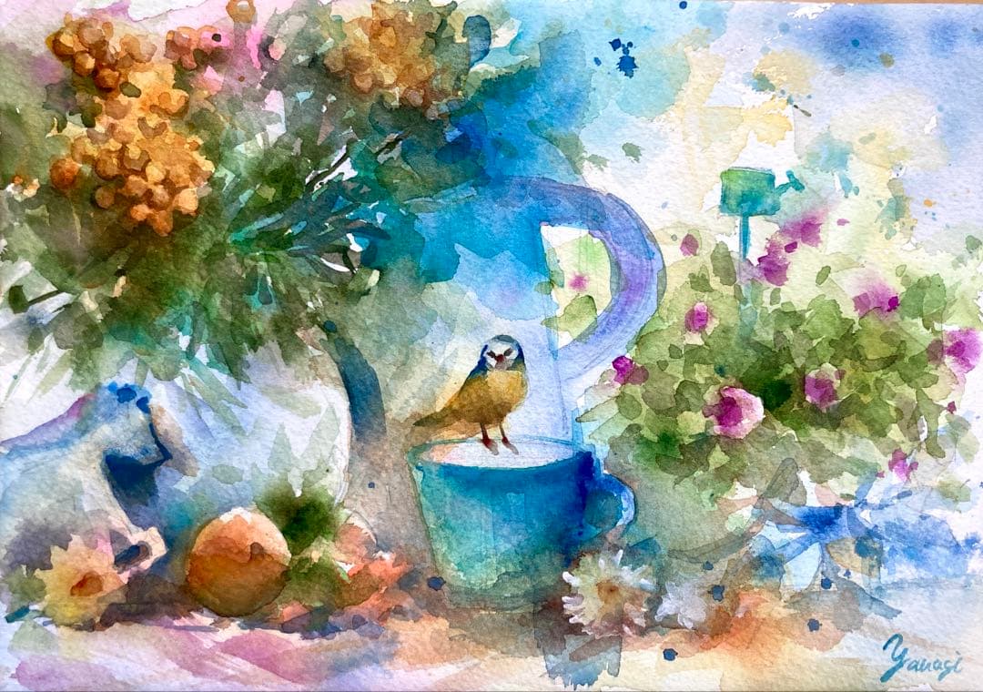 水彩画 原画 清