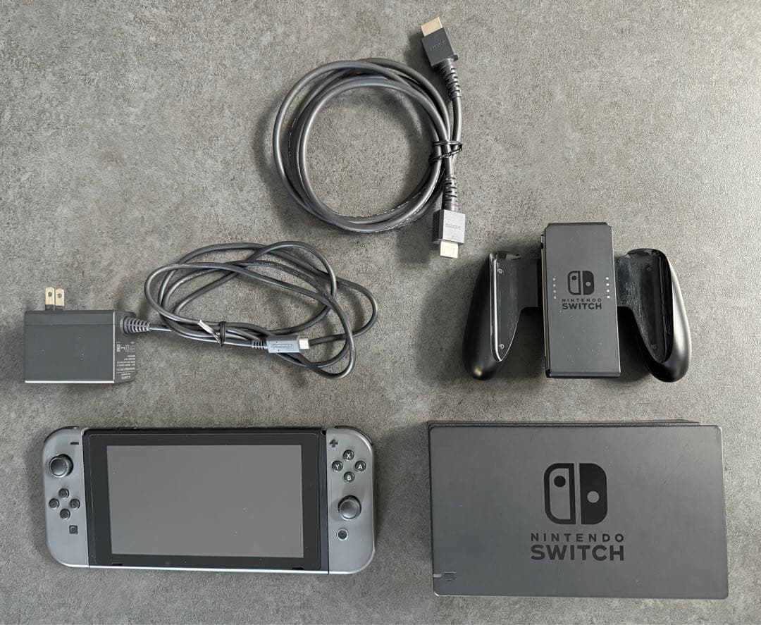 ※専用販売※ Nintendo Switch グレー 本体と付属品