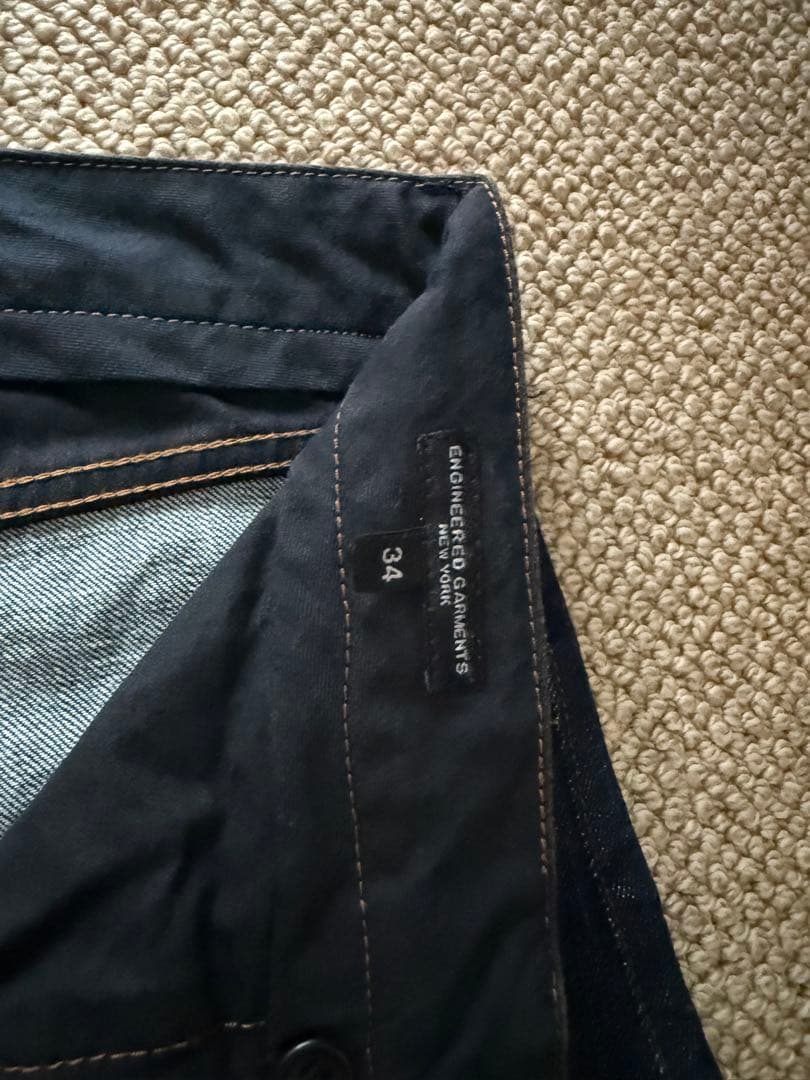 【美品】Engineered Garments デニム 34 アメリカ製